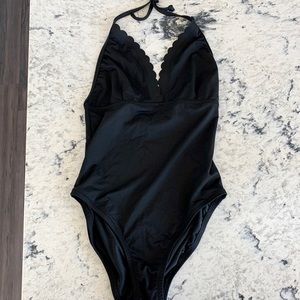 J.Crew Scalloped One-Piece Swimsuit